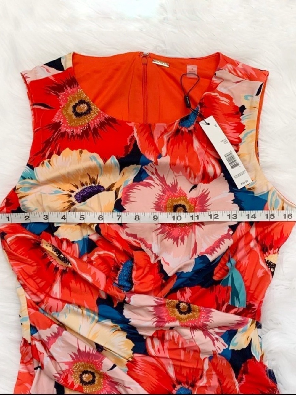 TAHARI Floral Print Sleeveless Dress! - Picture 3 of 7